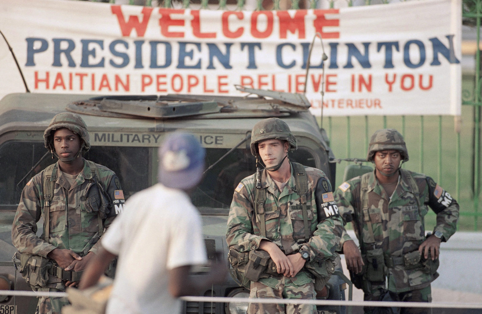 25th Division Military Police in Haiti as part of the multinational force,1994